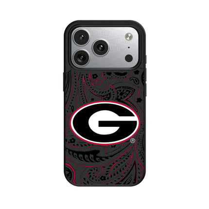 University of Georgia Bulldogs Paisley MagSafe Compatible Phone Case for Apple iPhone