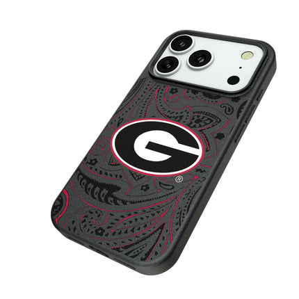 University of Georgia Bulldogs Paisley MagSafe Compatible Phone Case for Apple iPhone