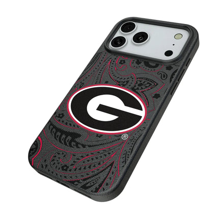 University of Georgia Bulldogs Paisley MagSafe Compatible Phone Case for Apple iPhone