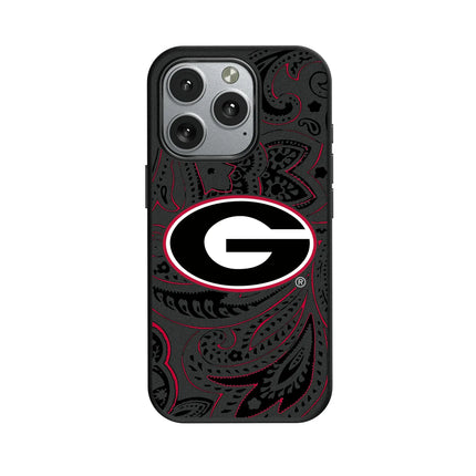 University of Georgia Bulldogs Paisley MagSafe Compatible Phone Case for Apple iPhone