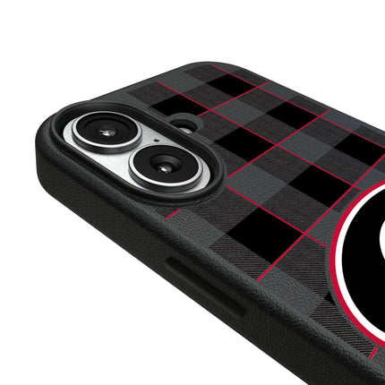 University of Georgia Bulldogs Plaid MagSafe Compatible Phone Case for Apple iPhone