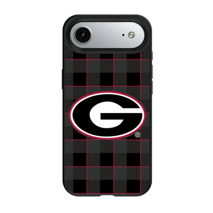 University of Georgia Bulldogs Plaid MagSafe Compatible Phone Case for Apple iPhone