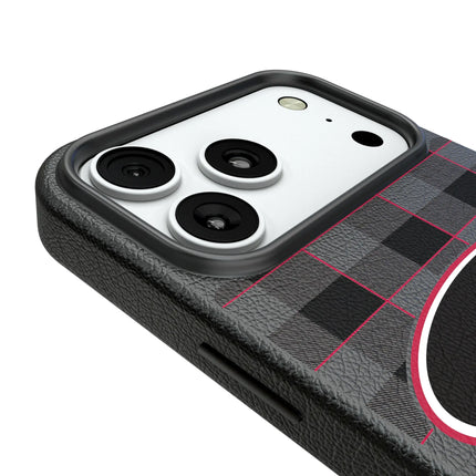 University of Georgia Bulldogs Plaid MagSafe Compatible Phone Case for Apple iPhone