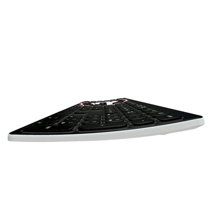 University of Georgia Bulldogs Solid Curved Wireless Keyboard