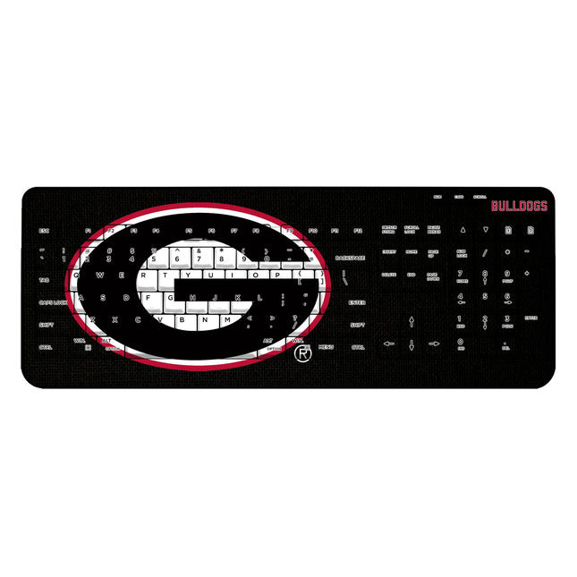 University of Georgia Bulldogs Solid Wireless USB Keyboard