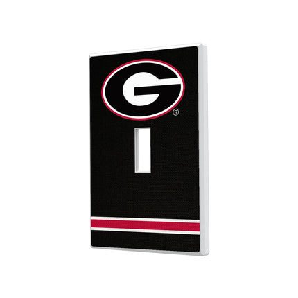 University of Georgia Bulldogs Stripe Hidden-Screw Light Switch Plate