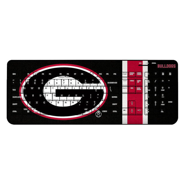 University of Georgia Bulldogs Stripe Wireless USB Keyboard