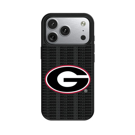 University of Georgia Bulldogs Text Backdrop MagSafe Compatible Phone Case for Apple iPhone