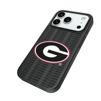 University of Georgia Bulldogs Text Backdrop MagSafe Compatible Phone Case for Apple iPhone