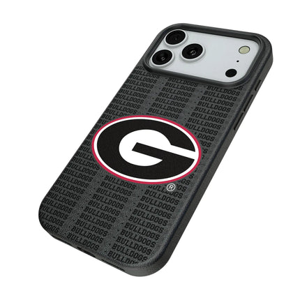 University of Georgia Bulldogs Text Backdrop MagSafe Compatible Phone Case for Apple iPhone