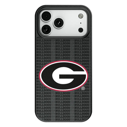 University of Georgia Bulldogs Text Backdrop MagSafe Compatible Phone Case for Apple iPhone