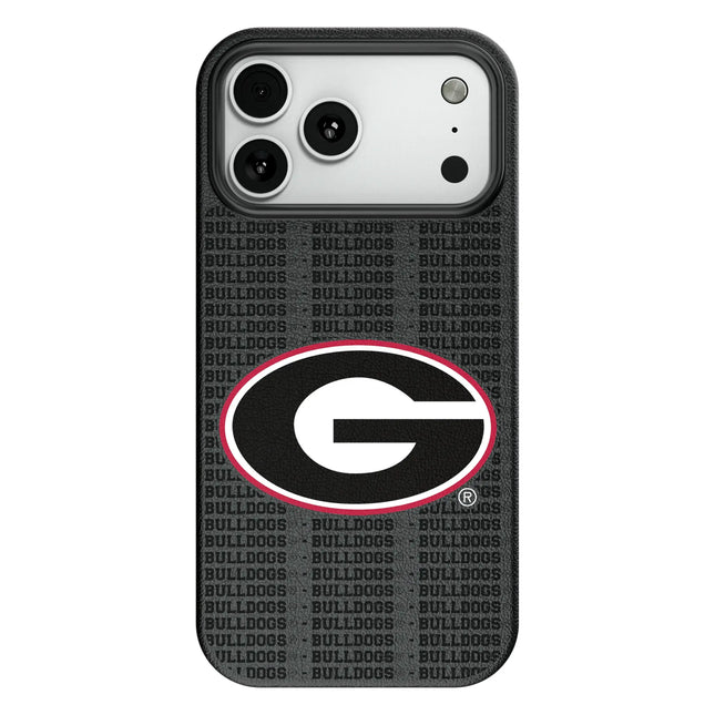 University of Georgia Bulldogs Text Backdrop MagSafe Compatible Phone Case for Apple iPhone