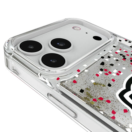 University of Georgia Bulldogs Uga Confetti Glitter Phone Case for Apple iPhone