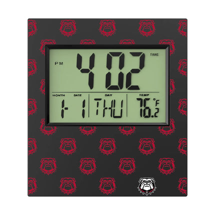 University of Georgia Bulldogs Uga Fashion Pattern Wall Clock