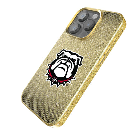 University of Georgia Bulldogs Uga Linen Bling Phone Case for Apple iPhone