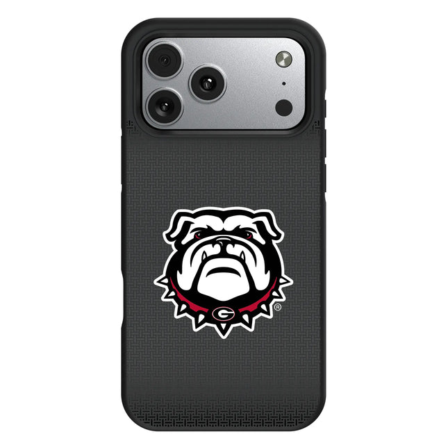 University of Georgia Bulldogs Uga Linen Bump Phone Case for Apple iPhone