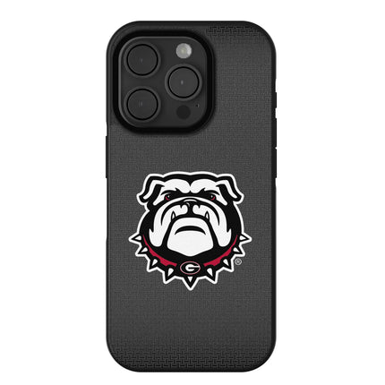 University of Georgia Bulldogs Uga Linen Bump Phone Case for Apple iPhone