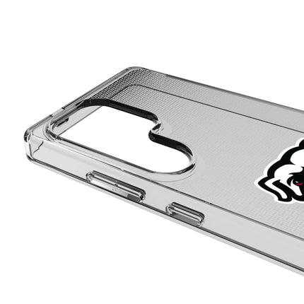 University of Georgia Bulldogs Uga Linen Clear Phone Case for Samsung Galaxy