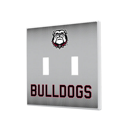 University of Georgia Bulldogs Uga Linen Hidden-Screw Light Switch Plate