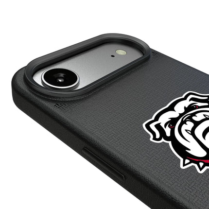 University of Georgia Bulldogs Uga Linen MagSafe Compatible Phone Case for Apple iPhone