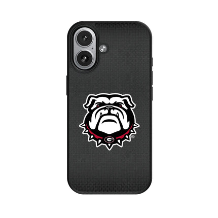 University of Georgia Bulldogs Uga Linen MagSafe Compatible Phone Case for Apple iPhone