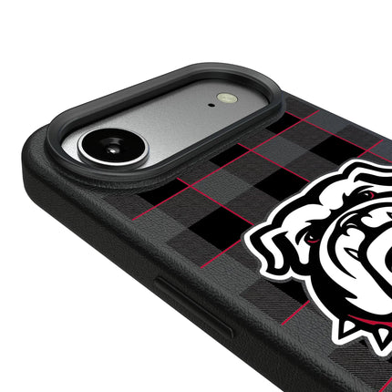 University of Georgia Bulldogs Uga Plaid MagSafe Compatible Phone Case for Apple iPhone
