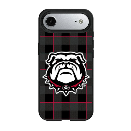 University of Georgia Bulldogs Uga Plaid MagSafe Compatible Phone Case for Apple iPhone