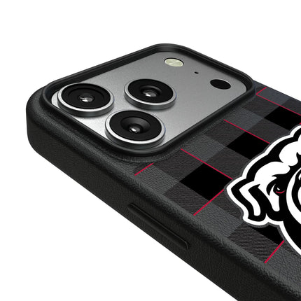 University of Georgia Bulldogs Uga Plaid MagSafe Compatible Phone Case for Apple iPhone