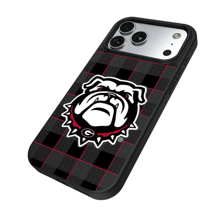 University of Georgia Bulldogs Uga Plaid MagSafe Compatible Phone Case for Apple iPhone