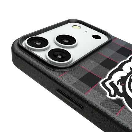 University of Georgia Bulldogs Uga Plaid MagSafe Compatible Phone Case for Apple iPhone