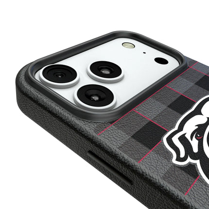 University of Georgia Bulldogs Uga Plaid MagSafe Compatible Phone Case for Apple iPhone
