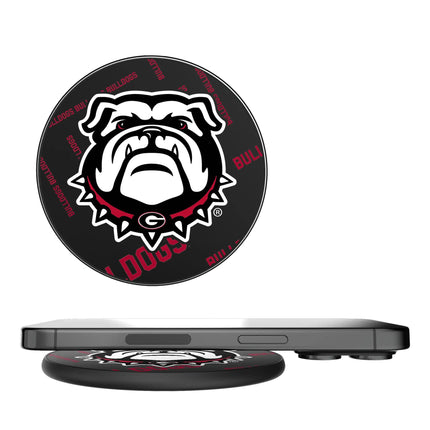 University of Georgia Bulldogs Uga Quadtile 15-Watt Wireless Charger