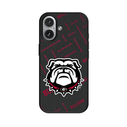 University of Georgia Bulldogs Uga Quadtile MagSafe Compatible Phone Case for Apple iPhone