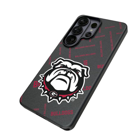 University of Georgia Bulldogs Uga Quadtile MagSafe Compatible Phone Case for Samsung Galaxy