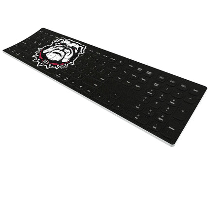 University of Georgia Bulldogs Uga Solid Curved Wireless Keyboard