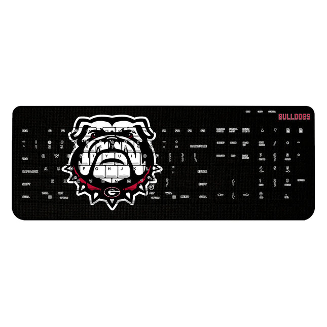 University of Georgia Bulldogs Uga Solid Wireless USB Keyboard