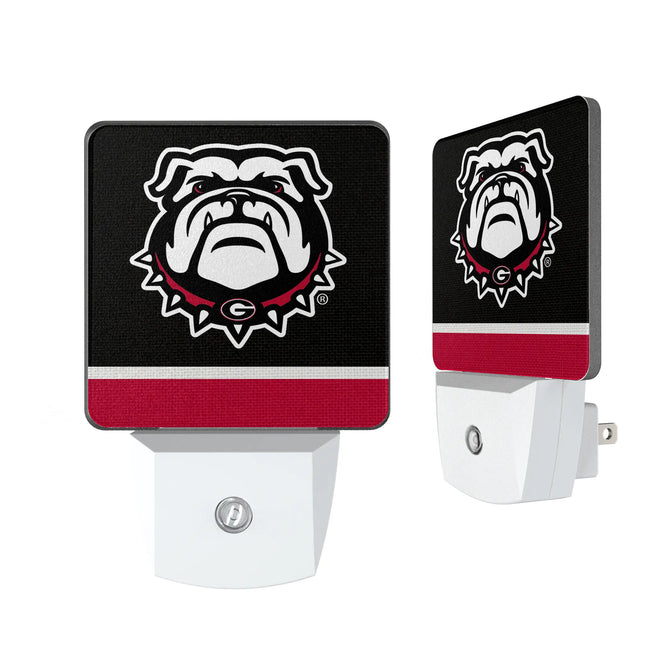 University of Georgia Bulldogs Uga Stripe Night Light 2-Pack