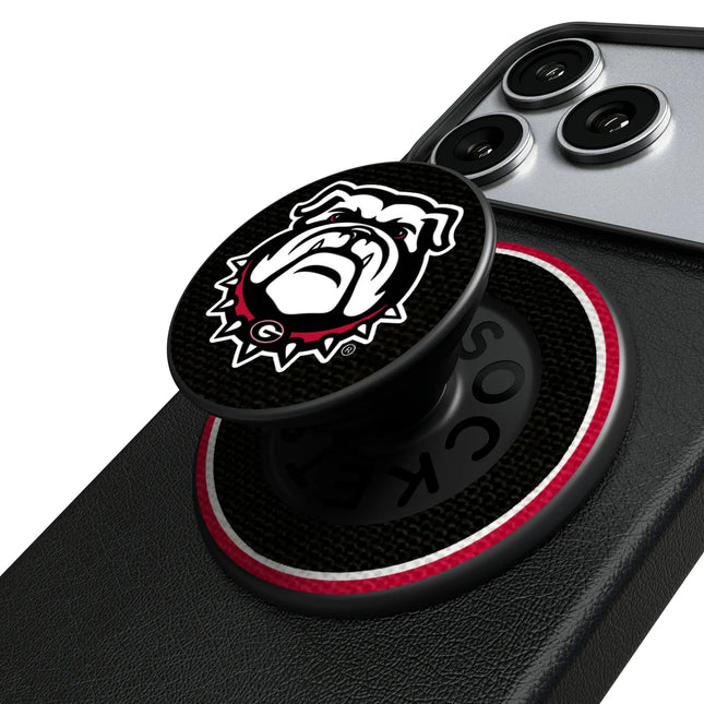 University of Georgia Bulldogs Uga Stripe PopSockets Magnetic Phone Grip and Stand