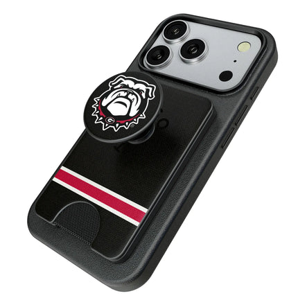 University of Georgia Bulldogs Uga Stripe PopSockets MagSafe-Compatible PopWallet+