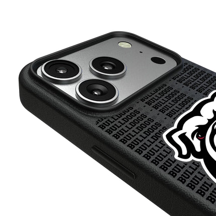 University of Georgia Bulldogs Uga Text Backdrop MagSafe Compatible Phone Case for Apple iPhone