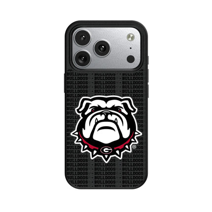 University of Georgia Bulldogs Uga Text Backdrop MagSafe Compatible Phone Case for Apple iPhone