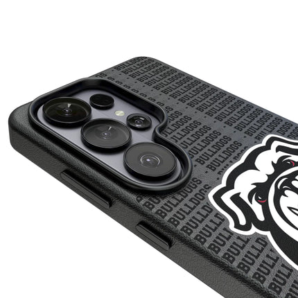 University of Georgia Bulldogs Uga Text Backdrop MagSafe Compatible Phone Case for Samsung Galaxy