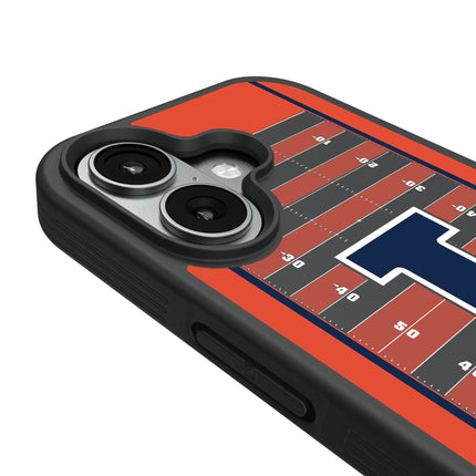 University of Illinois Fighting Illini Field Bump Phone Case for Apple iPhone