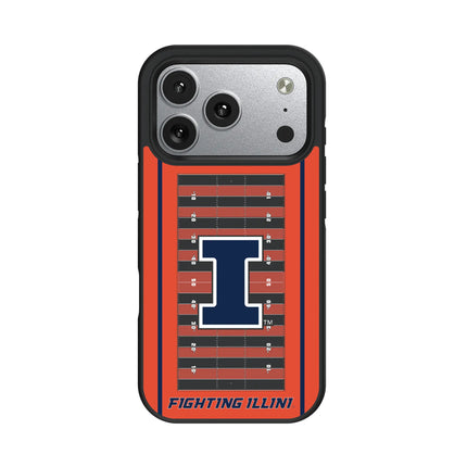 University of Illinois Fighting Illini Field Bump Phone Case for Apple iPhone