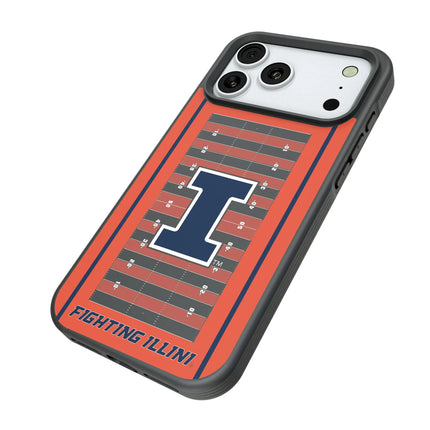 University of Illinois Fighting Illini Field Bump Phone Case for Apple iPhone