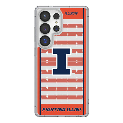 University of Illinois Fighting Illini Field Clear Phone Case for Samsung Galaxy