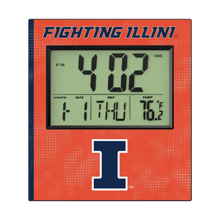 University of Illinois Fighting Illini Hatch Wall Clock