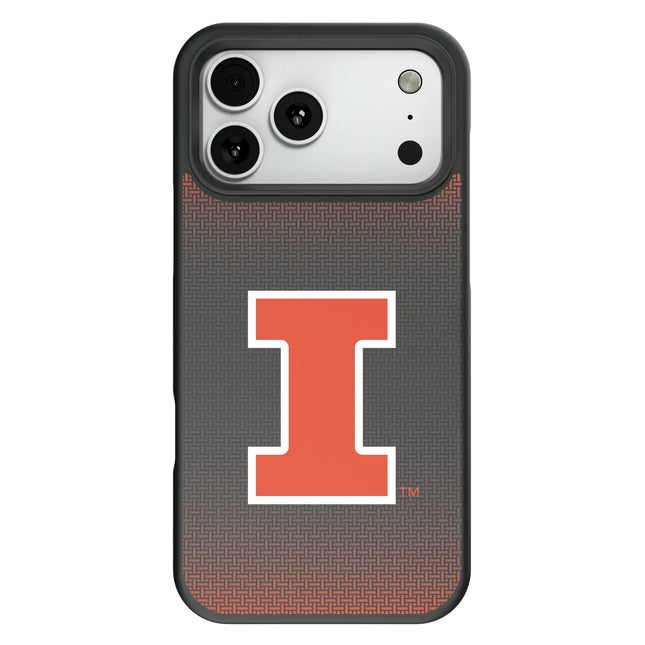 University of Illinois Fighting Illini Linen Bump Phone Case for Apple iPhone