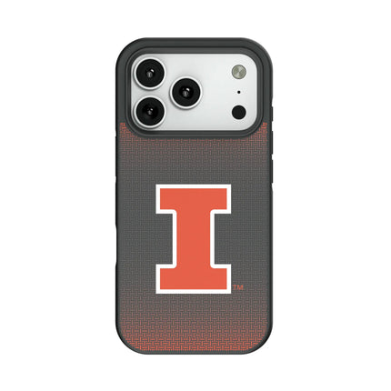 University of Illinois Fighting Illini Linen Bump Phone Case for Apple iPhone
