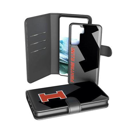 University of Illinois Fighting Illini Monocolor Tilt Wallet Phone Case for Apple iPhone
